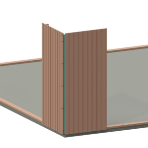 Visualisering av montering av hörnväggblocken